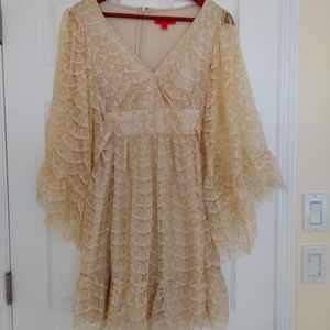 Betsey Johnson lace women's cocktail dress size 10